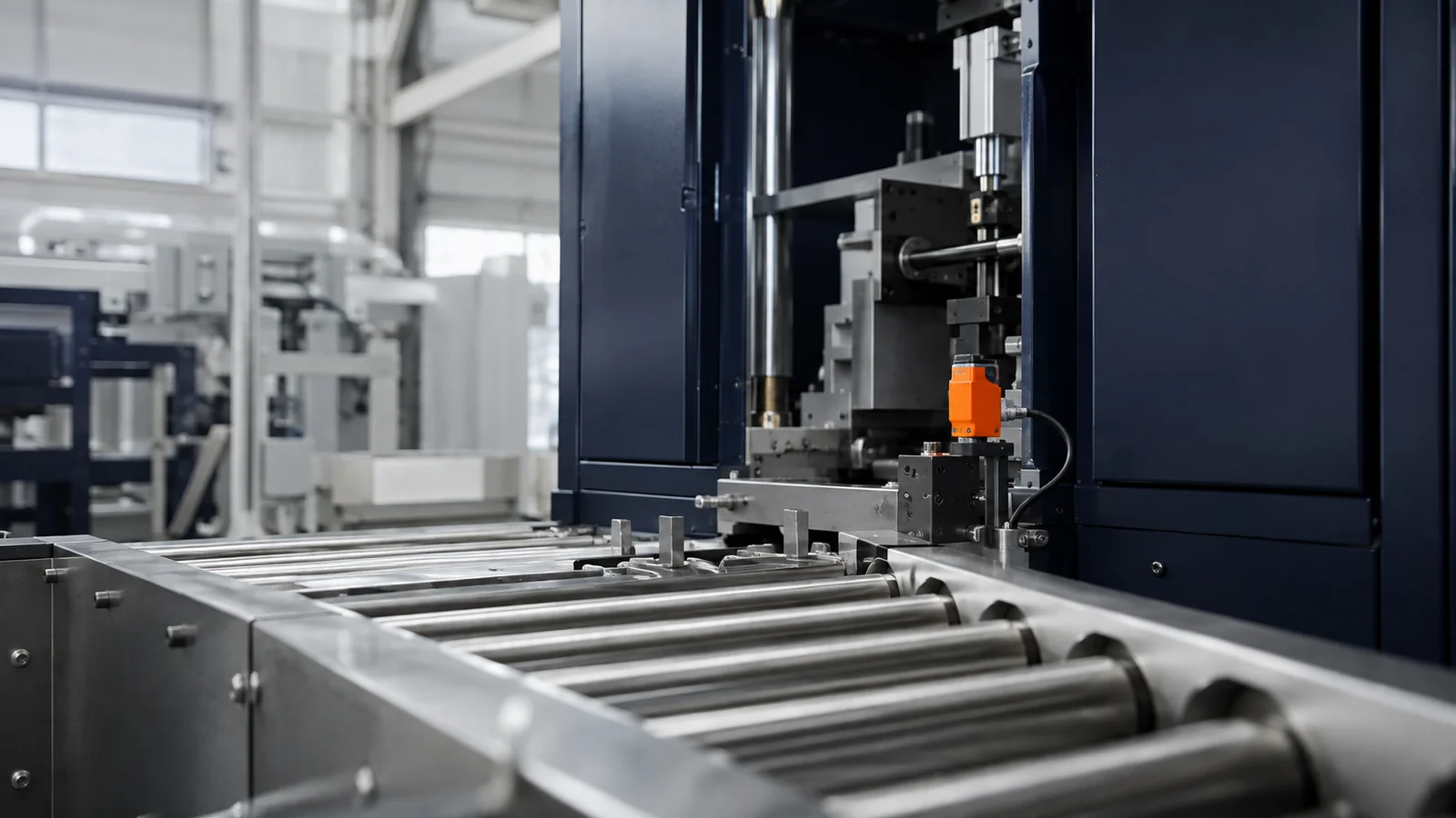 Concept view of a clean industrial production line
